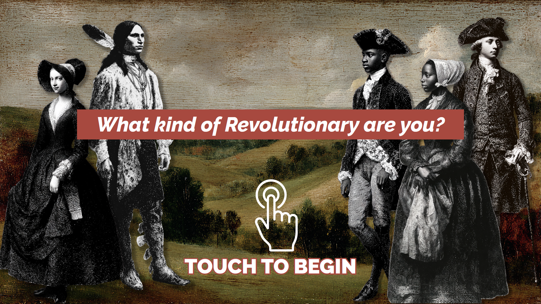 What kind of Revolutionary are you? attract screen with period engravings